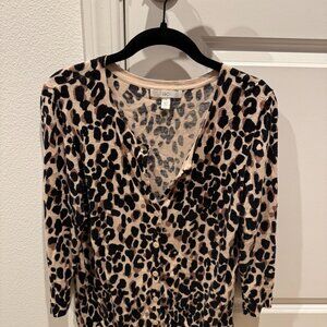 1901 Leopard Print Cardigan